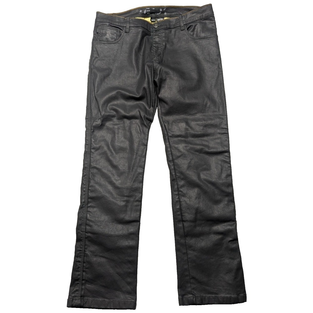 REAX 610 Jeans - Men 38X32 Protective Denim SAS TEC‎ Motorcycle Black EUC